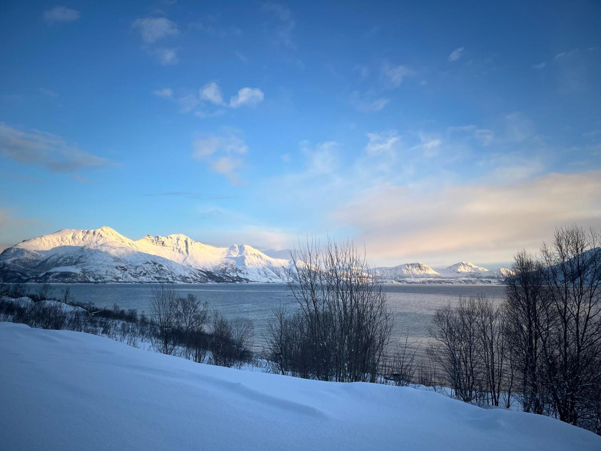 Vila Fantastic View, Quiet And Relaxing By The Sea Kvaloya Exteriér fotografie