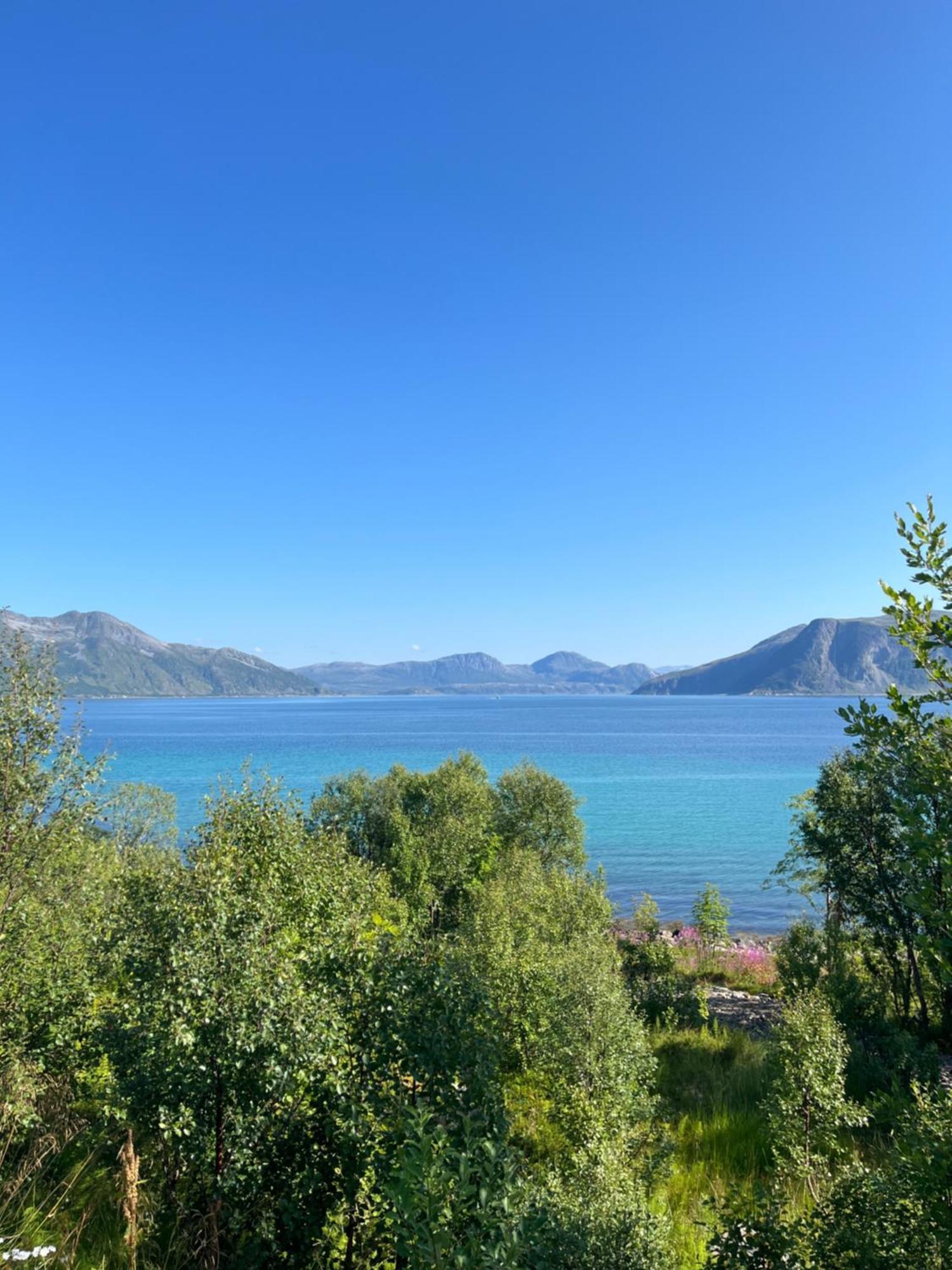 Vila Fantastic View, Quiet And Relaxing By The Sea Kvaloya Exteriér fotografie